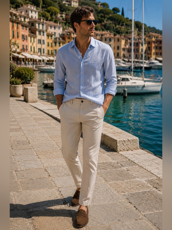 Vineyard Vines Other - Vineyard Vines Tan Chinos with Blue Details